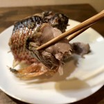 ナガタ店 - ハチビキ（赤鯖）のソテー、タプナードソース掛け