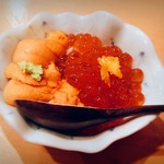 Sushi Hiroba - 雲丹イクラ小丼