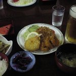 Masu Kitakami Shirayuritei - 夕食（揚げ物）