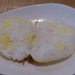 空と大地のトマト麺 Vegie  - 【2012年01月】リゾットおむすびの中身。。。