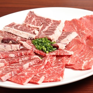 We offer carefully selected meat!