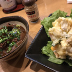 ばんじょう - どて煮 & ポテトサラダ