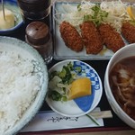 Shinkadoya - カキフライ定食ランチ(税込750円)