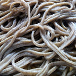 手打蕎麦いちむら - 蕎麦のアップ