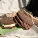 あじさい - 料理写真:アイスサンド（ちょこバニラ・ちょこチョコ）