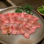 京焼肉 新 - H.30.11.8.夜 京都九条ねぎタン塩 1,880円税別