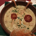 Trattoria La Cala - セイコカニのグラタン 拡大