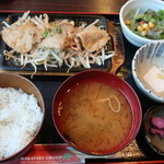 魚鶏屋 - 豚ロース生姜焼き定食