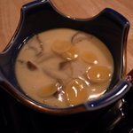 まごわやさしい - きのこの茶碗蒸し　銀杏餡かけ
