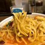 たんめん専門店 百菜 - 麺のリフトアップ