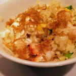 横浜中華街 重慶飯店 - 小柱フレークが乗ってます