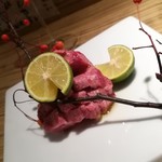 NIKUSYO taku ohira - 芝浦厚切り牛タンステーキ　