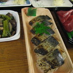 ひろめ市場 - さば寿司の他・・・並べてみた