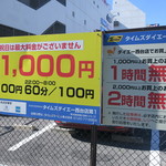 ラーメン二郎 - 周辺のコインパーキングの例