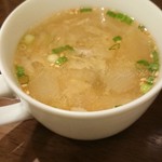 キッチン ポテ - ピラフに付いてるスープ