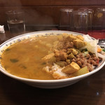 カレーの店 アッチャ - Bセット (トッピング納豆) 1200円