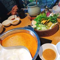しゃぶしゃぶ KINTAN 代官山本店 - 《スープ→豆乳・坦々》