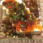 Century egg tofu