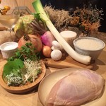 botanical  table Offf - 
