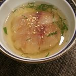 鮨 とっと - 鯛のズケた茶漬け