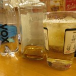 立ち呑み しゅう - 置いていたボトルを出してもらってハイボール