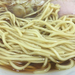 中華そば こてつ - 細ストレート麺アップ