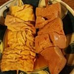 宇ち多゛ - テッポウとレバボイル一本ずつお酢です