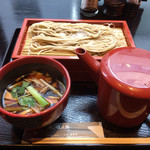 Sushi Tofuro - 信州きのこと揚げ茄子つけ汁蕎麦