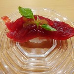 小松 弥助 - 鮪の漬け コノワタを添えて