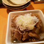 Shouchuu To Teshigoto Ryourino Mise Masaya - 牛スジ煮込み　塩味です。