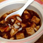 らーめん食堂 ゆうき屋 - 【2018.11.16(金)】麻婆定食250円の麻婆豆腐