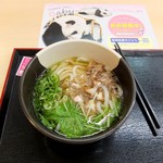 岸和田サービスエリア（下り）フードコート - はりはりかすうどん。