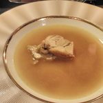 箱根フォンテーヌ・ブロー仙石亭 - 日向地鶏のカレースープ