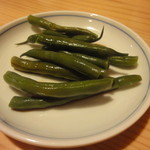 磊庵はぎわら - いんげんのお新香