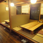 磊庵はぎわら - 入り口に近いところのこあがり