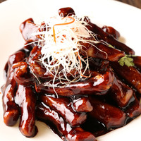 黒酢風味の酢豚 