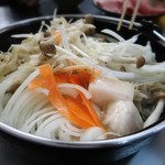 やすだ - 野菜投入直後。。