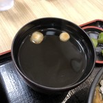 名代 箱根そば - 蕎麦つゆでした