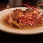 伊勢海老、唐墨炙り