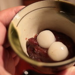 京天神 野口 - 甘味 白玉あん