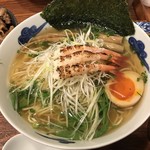 麺屋 猪一 - 甘海老 だしそば（白） 1200円