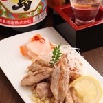 悠 - ≪東京グリル≫　鶏せせりの葱塩焼き