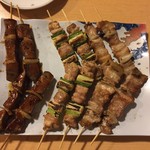龍美 - レバたれ、とり、ぶた