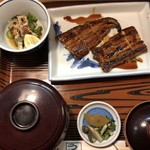柳川の天然うなぎ160gの定食　6800円