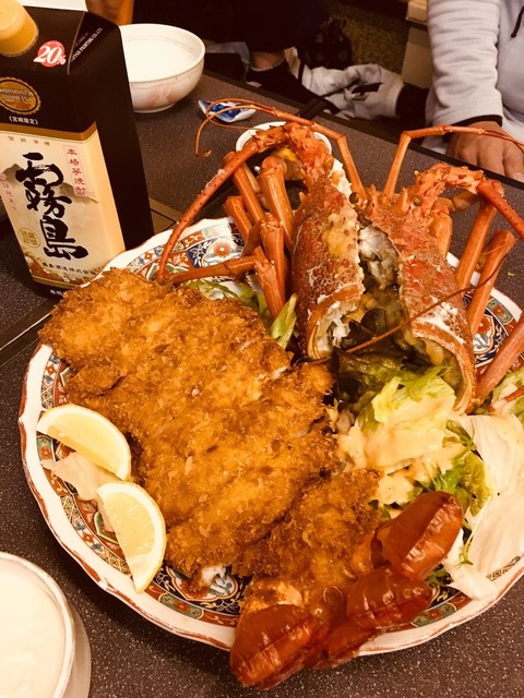 巨大伊勢海老フライ 半端ねぇ By カゴモン0430 金太郎 宮崎 ちりとり鍋 てっちゃん鍋 食べログ