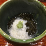 鮨旬美西川 - 岩もずく　とろろ