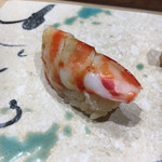 鮨旬美西川 - 火入れして