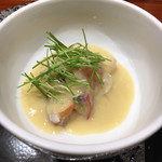 鮨旬美西川 - 伊勢海老の味噌の出汁で