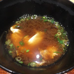 鮨旬美西川 - 卵の味噌汁