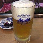 Sasazushi - 泡の凄かったビール